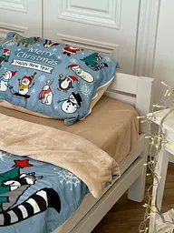 Постільна білизна євро Dushka Home Сатин Плюш 21361 200х220 см - мініатюра 7