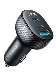 Автомобільний зарядний пристрій Joyroom JR-CCD04 30W 2C1A Digital Display Car Charger - мініатюра 2