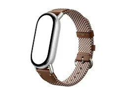 Ремінець Xiaomi до Band 10 Silk Knitted Strap Feather Brown BHR07YJGL - мініатюра 5