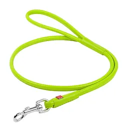 Повідець для собак шкіряний Waudog Glamour круглий XS Д 6 мм Дл 122 см (4820152565532)