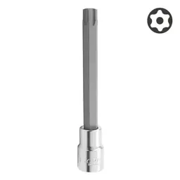 Торцева головка Toptul TORX T60 L140мм 1/2" з отвором (BCVA1660)