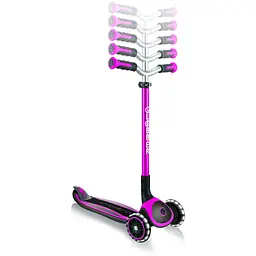 Самокат Globber Master Lights колеса з підсвіткою рожевий (662-110-2) - мініатюра 3