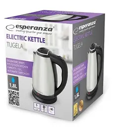 Електрочайник Esperanza Kettle Tugela EKK104X 1.8 л сірий - мініатюра 2