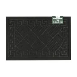 Килимок придверний Eco Fabric Смужки без кромки чорний 40 х 60 см (4060-011)
