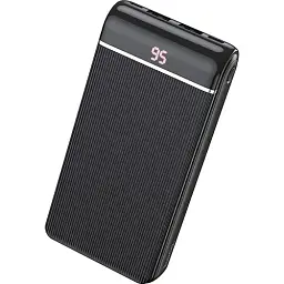 Портативна батарея Power Bank Hoco J59A Famous Xiaomicro+Lightning+Type-C LCD 20000mAh Black