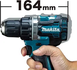 Шурупокрут-дриль акумуляторний Makita DF002GZ (64 Нм, 1.5-13 мм, BL, XGT, без акумуляторів та зарядного пристрою) - мініатюра 8
