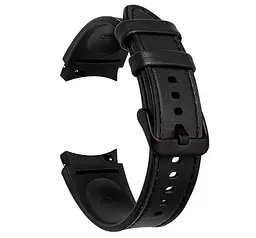 Ремінець Primolux Leather Silicone для годинника Samsung Galaxy Watch 4 44 мм SM-R870 Black - мініатюра 2