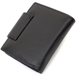Вертикальний гаманець для жінок із натуральної шкіри ST Leather 22703 чорний - мініатюра 2