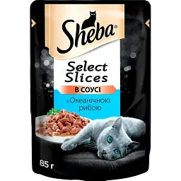 Набір вологого корму для котів Sheba, Мікс 15 шт. + з куркою та яловичиною в соусі 5 шт. 1.7 кг (20 шт. х 85 г) duplication - мініатюра 4