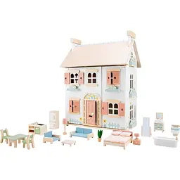Ляльковий будиночок New Classic Toys з меблями (10730)