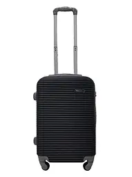 Валіза маленька S ABS-пластик Milano bag 004 56,5×39×24см 40л Чорний