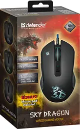 Мишка Defender Sky Dragon GM-090L, 6кн., 3200dpi, (+коврик) підсвітка - мініатюра 8