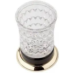 Склянка для зубних щіток Kugu Versace Freestand 250G&B, Чорний