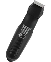 Remington Набір для стрижки для бороди Edge all in one kit, вусів, голови, носа і тіла, акум., насадок-10, титан.напил., чорний - мініатюра 4