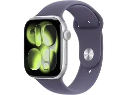 Смарт-годинник Apple Watch Series 11 GPS + Cellular 42mm Silver Alu. Case w. Purple Fog S. Band - M/L (MF8J4)