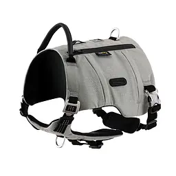 Шлейка для собак Truelove TLB2251 світловідбивна, з водонепроникної тканини Cordura, регульована Сірий, L
