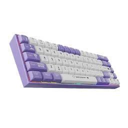 Клавіатура Ajazz AK680 Wired Red Switch RGB White Purple - мініатюра 3