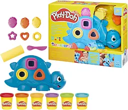  Набір маси для ліплення Hasbro Play-Doh Shapes and Colors Dino(G0491) - мініатюра 3