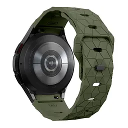 Ремінець силіконовий Samsung Galaxy Watch 4 5 6 7 BeWatch Хакі (0140308) - мініатюра 3