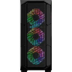 Корпус 1stPlayer XF-BK-4F7 Black [134421] - мініатюра 4