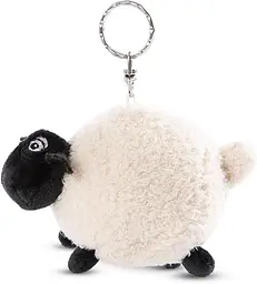 М'яка іграшка брелок Овечка Шон Ширлі NICI Shirley Shaun the Sheep 10 см плюшева біла (SKU-273) - мініатюра 3