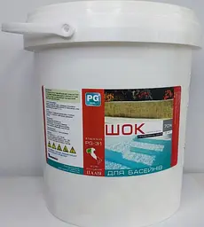Шоковий хлор Barchemicals PG-31.5 5 кг у таблетках 7 г для дезінфекції води в басейні