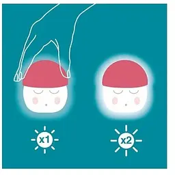 Нічник Babymoov Squeezy Nightlight м'який сірий - мініатюра 4