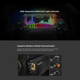 Кермо MOZA Racing RS V2 Steering for PC RGB - мініатюра 10