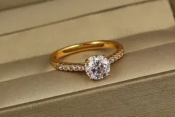 Кільце Xuping Jewelry Арлет 6 мм р 16 золотисте