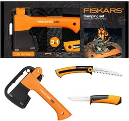 Набір Fiskars сокира XXS X5+ніж+пила (1057912) - мініатюра 2