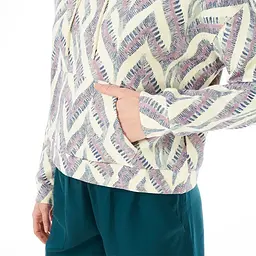 Толстовка Picture Organic Neris Printed Hoodie Women S Сірий-Білий - мініатюра 4