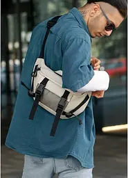 Чоловіча поясна сумка бананка Sambag 38х21 см sum0022764 - мініатюра 9
