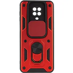 Чохол Ummi Camshield Serge Ring для Xiaomi Redmi Note 9s / Note 9 Pro / 9 Pro Max Червоний / Red
