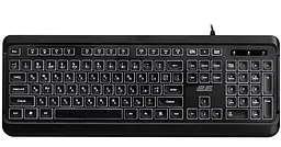 Клавіатура 2E KS120 EN/UK LED Black (2E-KS120UB_UA) - мініатюра 2