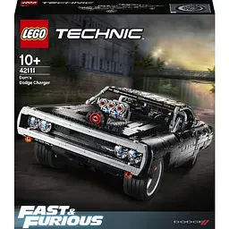 Конструктор LEGO Technic Dodge Charger Домініка Торетто, 1077 деталей (42111)