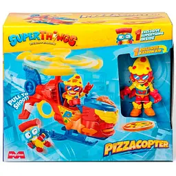 Ігровий набір Disney Doorables Піцакоптер-S SuperThings PSTSP118IN120 гелікоптер, казум-кид, фігурка