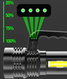 Світлодіодний ручний ліхтар Multifuncion work lights 3W портативний на акумуляторі - мініатюра 4