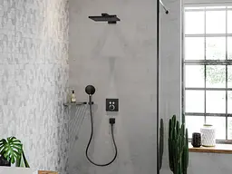Ручний душ Hansgrohe Raindance Select S 120 3jet EcoSmart matt black 26531670 - мініатюра 3