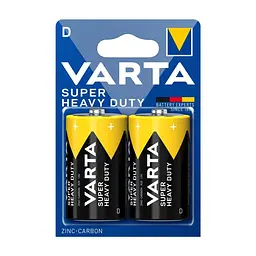 Батарейка Varta D Super Heavy Duty вугільно-цинкова x 2 (02020101412)