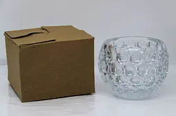 Свічник Crystal Glow скляний 11 см (83000038-YBCG-38) - мініатюра 4