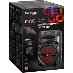 Портативна колонка Defender G110 12Вт АКБ з підсвічуванням - мініатюра 5