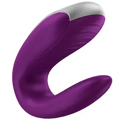 Смарт-вібратор для пар Satisfyer Double Fun (Violet) з пультом ДК - мініатюра 2