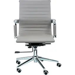 Офісне крісло для персоналу Special4You Solano 5 artleather grey (E6071) - мініатюра 4