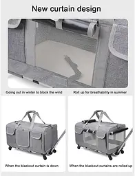 Сумка для перенесення Bestopet (Люпосанчик) Folding Pet Trolley Bag для котів і собак - мініатюра 7