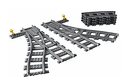 Конструктор LEGO City Стрілочний перевід 8 деталей (60238) - мініатюра 3