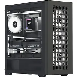 Корпус AeroCool D502A-G-BK-v1 Black (ACCM-DS02043.11) [146672]