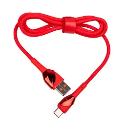 Кабель LogicPower C301FC USB 3.0 - Type-C 30W QC 1 м червоний - мініатюра 2