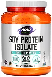 Изолят соевого протеина Now Foods Soy Protein Isolate Sports 907 г Без вкуса