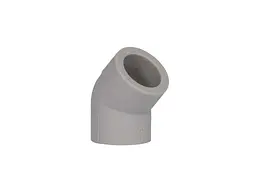 Кут Thermo Alliance 45° d 25мм поліпропіленовий для поліпроп. труб (DSE102)