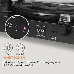 Програвач вінілу Auna TT-Classic Light (10038899) - мініатюра 7